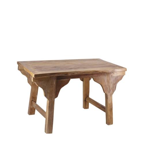 TABLE BASSE EN TECK NATUREL