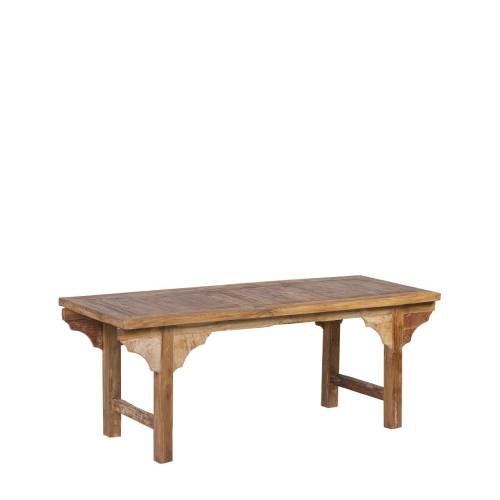 TABLE BASSE EN TECK NATUREL