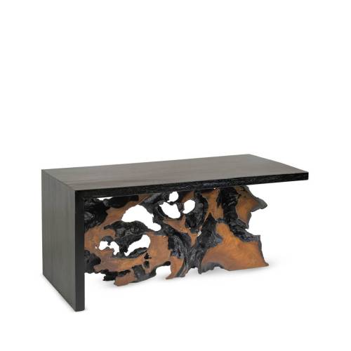 TABLE BASSE EN RACINE DE TECK