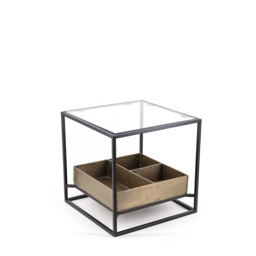 TABLE AUXILIAIRE ANTIQUE AVEC PLATEAU