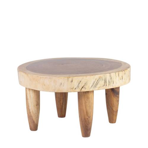 TABLE BASSE TRONC 4 PIEDS