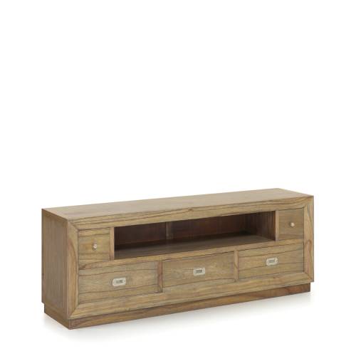 MEUBLE TV 3+2 TIROIRS 1 ESPACE