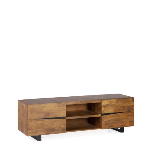 MEUBLE TV MUNICH 2 PORTES 1 ÉTAGÈRE