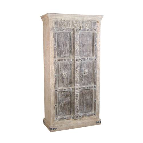 ARMOIRE ALHAMBRA SCULPTÉE 2 PORTES
