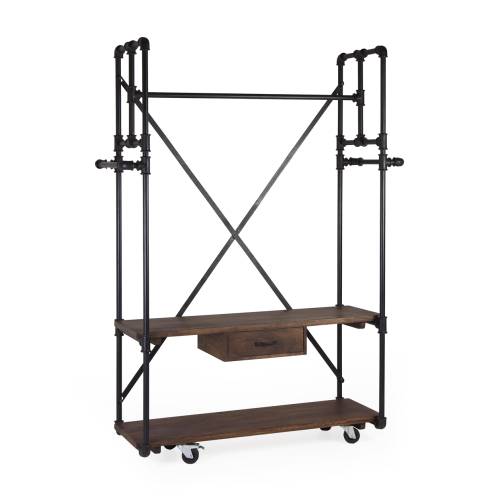 ARMOIRE CINTRE PIPA 1 TIROIR 2 ÉTAGÈRES