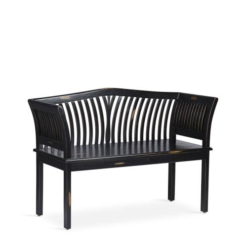 BANC KARTINI NOIR 2 PLACES