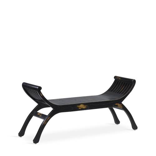 BANC YUYU NOIR 2 PLACES