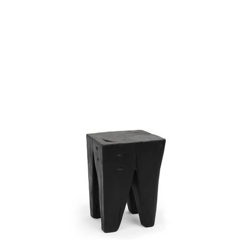 TABOURET 4 PIEDS NOIR