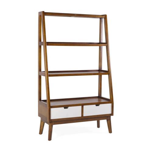 BIBLIOTHÈQUE ARTIC 3 ÉTAGÈRES 2 TIROIRS