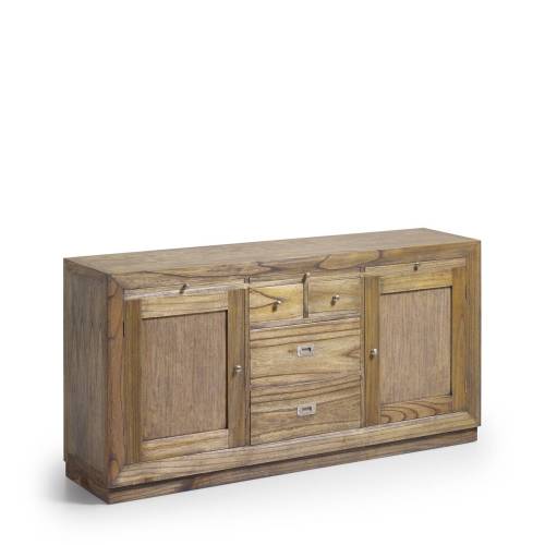 BUFFET MERAPI 4 TIROIRS 2 PORTES 3 PLATEAU