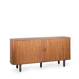 Buffet en bois massif à 2 portes coulissantes
