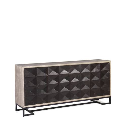 BUFFET GATSBY 4 PORTES NOIR