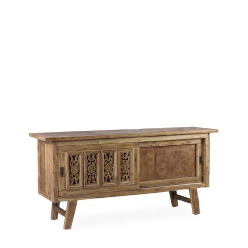 BUFFET SCULPTÉ AVEC PORTE COULISSANTE