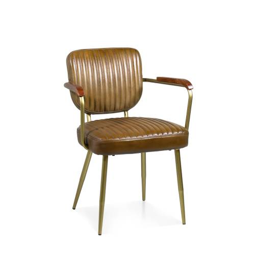 FAUTEUIL CAMBRIDGE EN CUIR