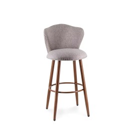 CHAISE BAR EN BOIS MASSIF POUR SALLE À MANGER