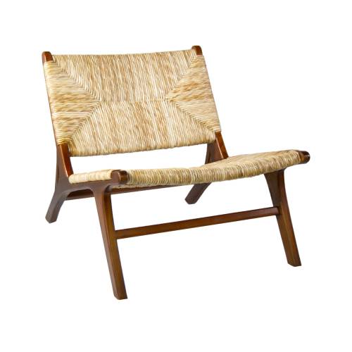 FAUTEUIL BAS TECK