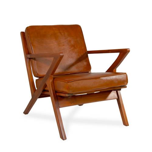 FAUTEUIL COUSSIN CUIR