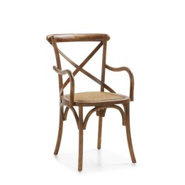 Fauteuil en Bois de Chêne pour Salon