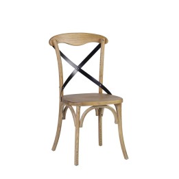 Chaise Chicago en bois massif, signature de la modernité contempora...