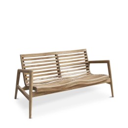 Banc Jardin en Teck Massif Contemporain Ce banc jardin en teck est ...