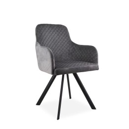 FAUTEUIL MELISSA À CARREAUX en Bois Salon