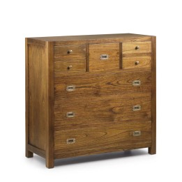 COMMODE STAR 3+4+1 TIROIR en bois massif avec design contemporain