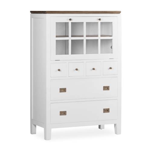 COMMODE EVEREST 4+2 TIROIRS 1 PORTE À ABATANTS 1 ÉTAGÈRE