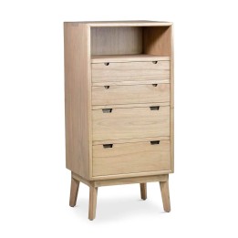 Commode Haute en Bois Massif pour Chambre