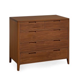 COMMODE MODERNE EN BOIS MASSIF 5 TIROIRS