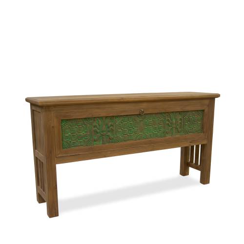 CONSOLE GRANADA EN TECK RECYCLÉ 1 PORTE ‘A’
