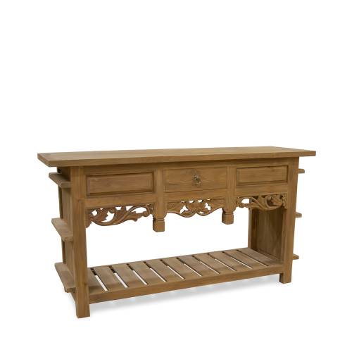 CONSOLE GRANADA EN TECK RECYCLÉ 1 PORTE ‘F’