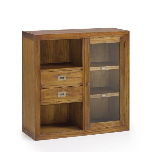 VITRINE STAR COMBI DROITE 2 TIROIRS 1 PORTE