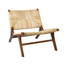 FAUTEUIL BAS TECK en Bois pour Salon Contemporain