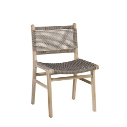 CHAISE SICILIA en bois, signature de style contemporain avec une to...