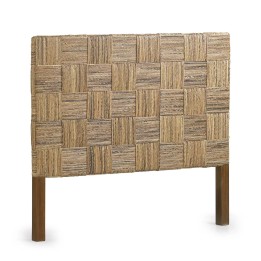 Tête de lit en bois massif aux carreaux de corde, signature de la m...