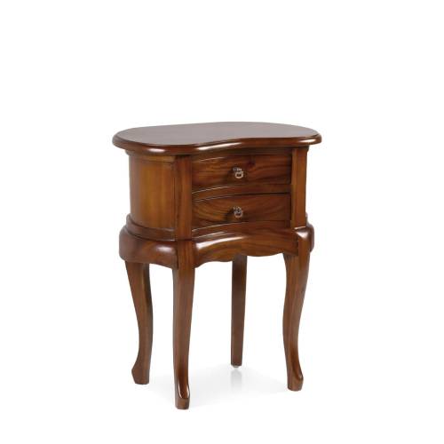 TABLE DE CHEVET VINTAGE ANGELA 2 TIROIRS