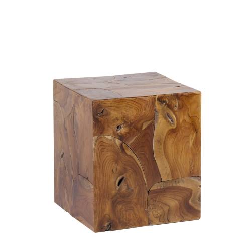 PIÉDESTAL MORCEAUX BOIS BAS