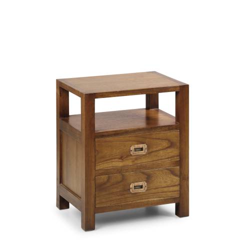 TABLE DE CHEVET STAR 2 TIROIRS