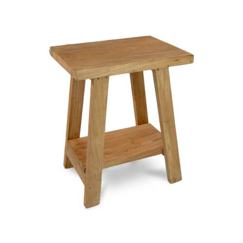 TABLE AUXILIAIRE IBIZA EN TECK RECYCLÉ