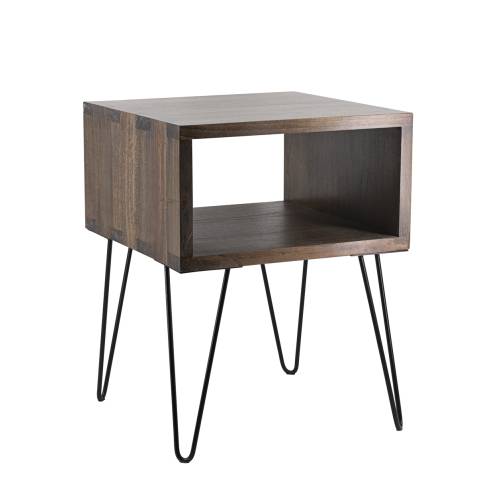 TABLE DE CHEVET PIED EN FER