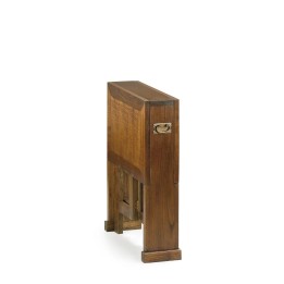 Table auxiliaire en bois avec 2 rallonges pliante contemporaine.