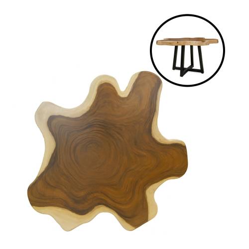 TABLE EN SUAR MASSIF IRREGULIER ‘M’