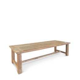 Table à manger napa en teck - Meuble contemporain en bois massif