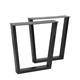 Pied 'U' S/2 en bois : signature de la modernité contemporaine