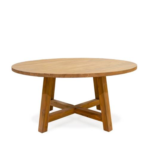 TABLE À MANGER RONDE ORLANDO EN TECK