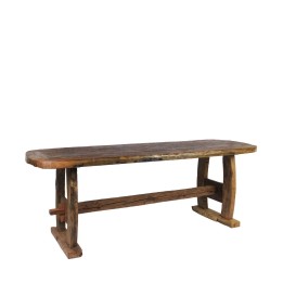 Table en Bois Recyclé de Voie Ferrée pour Salle à Manger