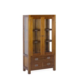 Vitrine Bois Massif pour Salle à Manger