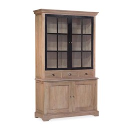 Vitrine en Bois Massif pour Salle à Manger