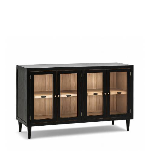 VITRINE OXFORD COMBI 4 PORTES