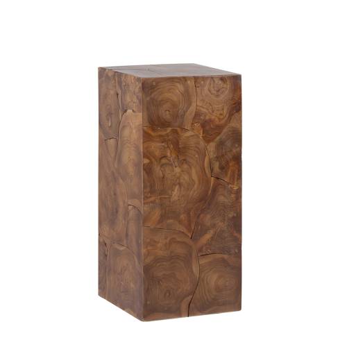 PIÉDESTAL MORCEAUX BOIS GRAND